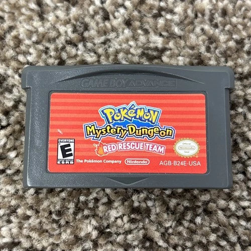 Pokemon Mystery Dungeon: Red Rescue Team Game Boy Advance Authentic Saves