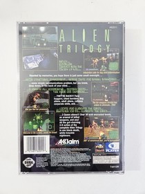 Alien Trilogy (Sega Saturn, 1996) CIB Complete in Box w Registration Card