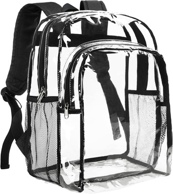Clear Backpack Heavy Duty - Large Clear Backpacks for School See Through Book...