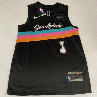 Victor Wembanyama #1 Black Jersey Embroidered S-2XL