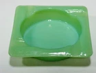 Vintage Fire King jadeite ashtrays Made in USA collectible oven glass
