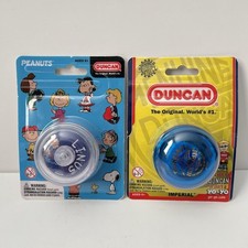 2 New Sealed Duncan Toys Peanuts Linus Imperial Original Classic Blue YoYo Lot