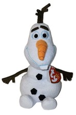 NM* Ty Beanie Baby OLAF Disney Frozen Snowman 6" (NO TALKING) NEW Stuffed Toy