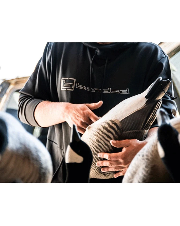 Banded Fg-1 Series Honker Black Hoodie - Image 3 of 4