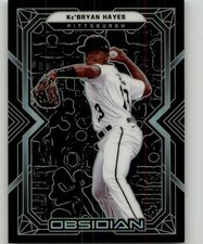 2022 Panini Chronicles Ke'Bryan Hayes Obsidian #38 Pittsburgh Pirates