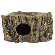 Hobby Abri En Eckhöhle Bark - Cachette Tronc D’Arbre Pour Terrarium Serpents