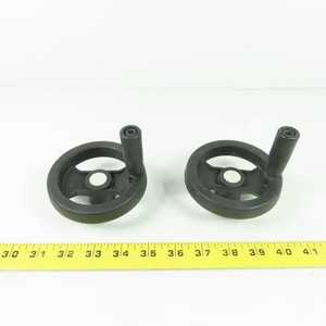 Revolving Machine Handwheels 100mm OD 10mm Bore Lot of 2