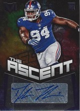 2017 Panini Vertex #161 Dalvin Tomlinson ASC RC Auto /199 - FB