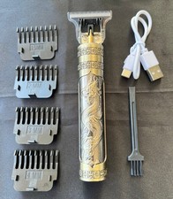 Vintage T9 Cordless Hair Clippers for Men Electric Beard Trimmer Set, 2 Pack