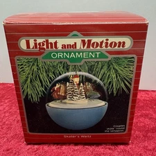 NRFB Hallmark Ornament Skater's Waltz 1988 Keepsake Magic Light and Motion