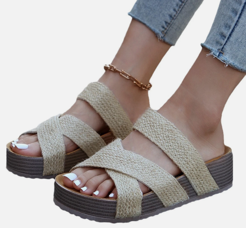 SAOLA Sandali donna ortopedici flatform ciabatte donna estivi comode scarpe basse misura