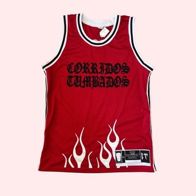 Natanael Cano Corridos Tumbados Basketball jersey M