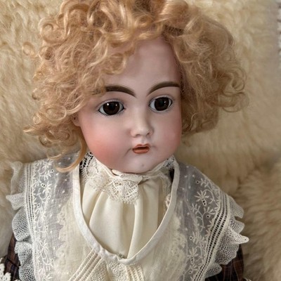 Kestner Antique Bisque Doll 192 61cm Sleep Glass Eyes Open Mouth Japan