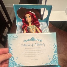 Disney Store Ariel Limited Edition Collector Doll The Little Mermaid 2013