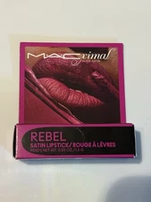 New ! MAC  Satin Lipstick  ~ 819 Rebel Satin ~ Mini  Size NIB .05 oz