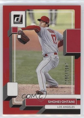 2022 Panini Donruss Variation Red 1451/2022 Shohei Ohtani (Pitching) #147 08nc