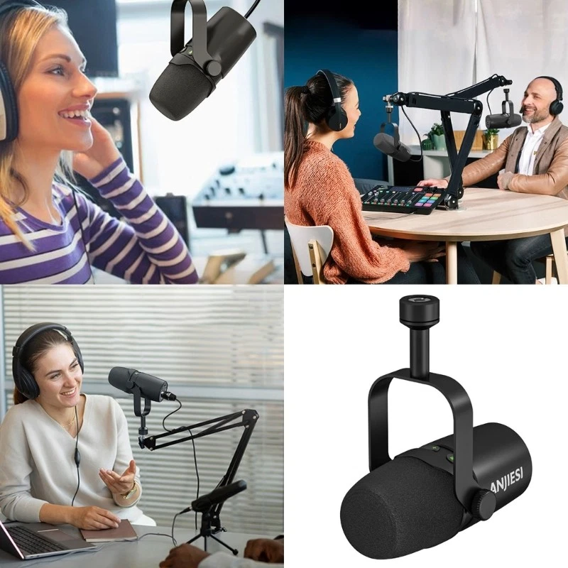 Dynamic USB 3Pin Microphone Omnidirectional Pickup Noise Cancelling Technology - Image 2 of 4