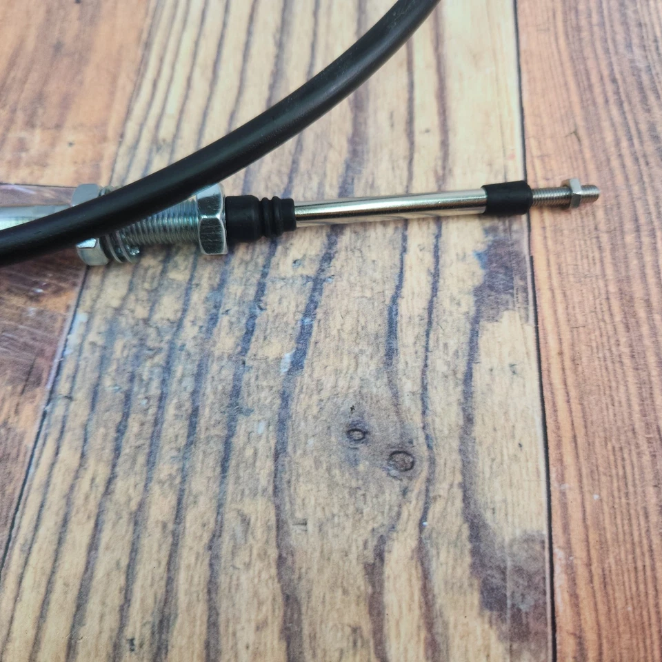 TCI 840500 Black Shifter Cable 5 ft Length 2 in Stroke Morse Style Threaded Ends - Image 3 of 4