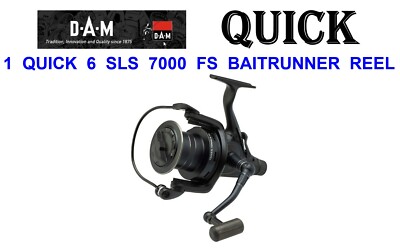 CLEARANCE DAM QUICK 6 SLS 7000FS CARP FISHING FREE SPOOL BIG PIT BAIT RUNNER