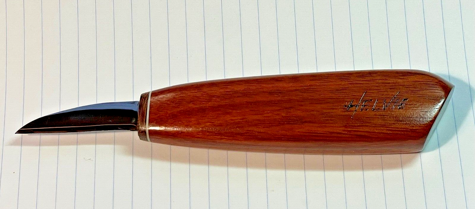 Helvie Carving Knife Exotic Series, African Blood Wood 17/8" Roughout Blade. eBay