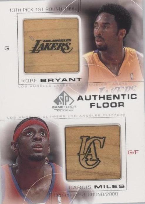 2000-01 SP Game Floor Edition - Kobe Bryant/Darius Miles #C15 for