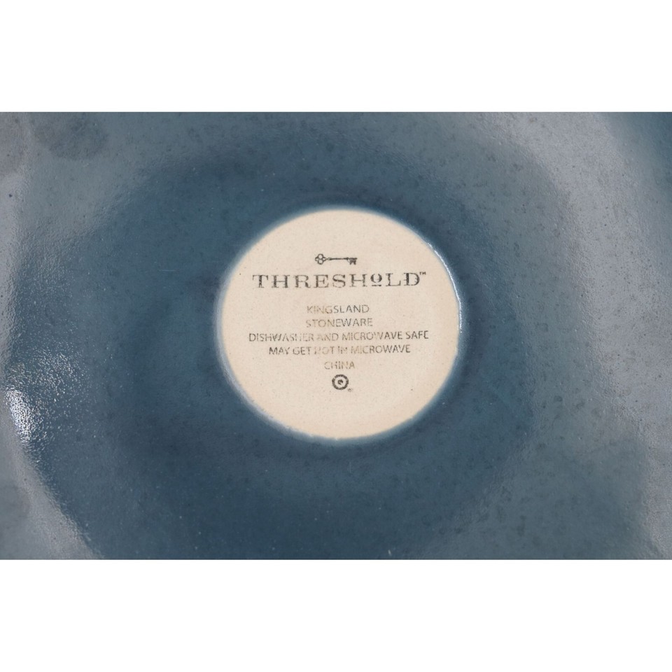 Threshold Kingsland Blue Stoneware 10.5" Dinner Plate eBay