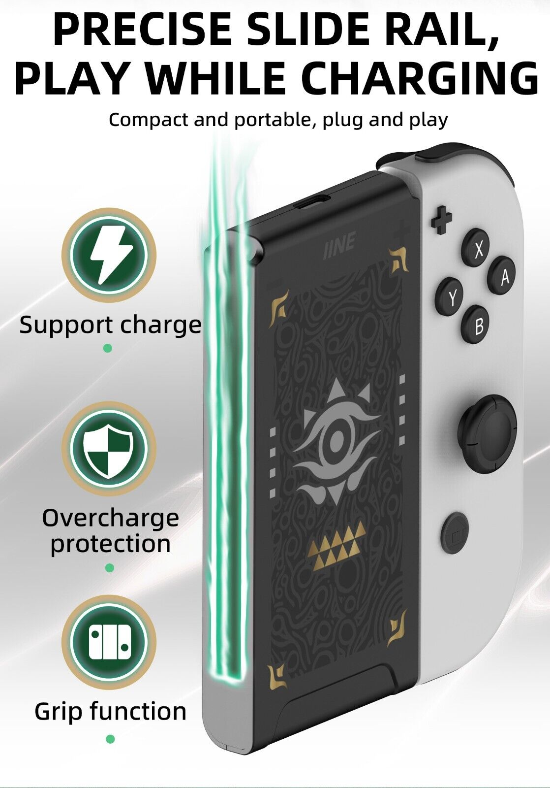 Capa Capa Grips Para Switch Oled Zelda Tears Of The Kingdom