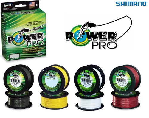 Shimano Power Pro Braided Line All Sizes Colours Pike Lure Fishing New Ebay