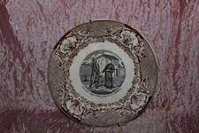 Piatto ceramica Giro Elettorale come st.. S. C. Italiana Laveno cm. 22 (4) CL1 ^