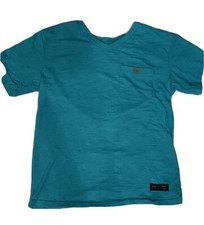 Gap Kids Est 1969 Boys Blue Short Sleeve V-Neck Shirt