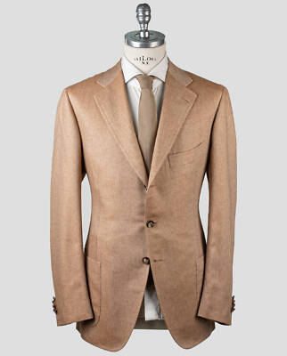 Cesare Attolini Beige Silk Cashmere Blazer ASB14 Man | eBay