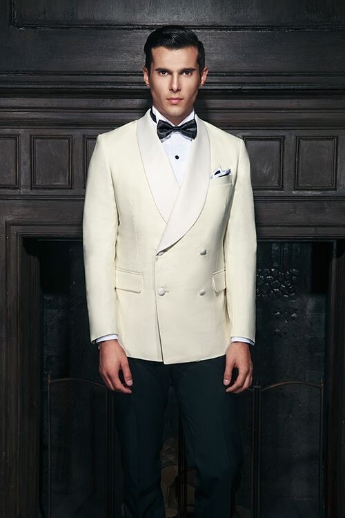 Off White Tuxedo White Double Breasted Blazer Mens Double Breasted