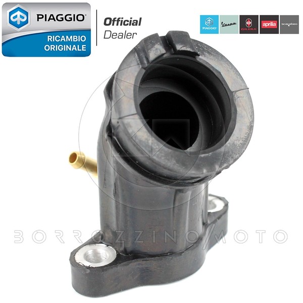 Original Piaggio AnsaugkrüMmer 845946 FüR Liberty 4T PTT 50 2010 Schwarz-image