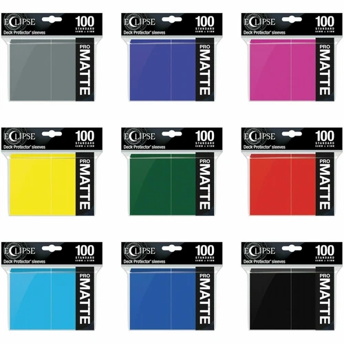100 x Eclipse MATTE Standard Card Sleeves [ Ultra Pro ] for Magic MTG & Pokemon