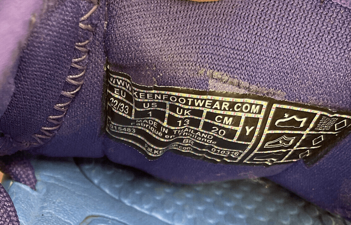 Keen Kids Size 1  Strap Liberty Azure Purple Sandals Youth Girls image 8