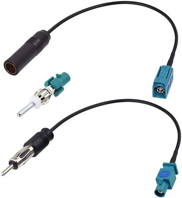 Antenna Adapter for Car Stereo Audio HD Radio Head Unit CD Media Player Receiver