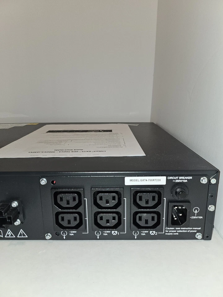 Vertiv Liebert GXT4-700RT230 UPS 700VA-3000VA (230v) (ups and faceplate only) - Image 3 of 4