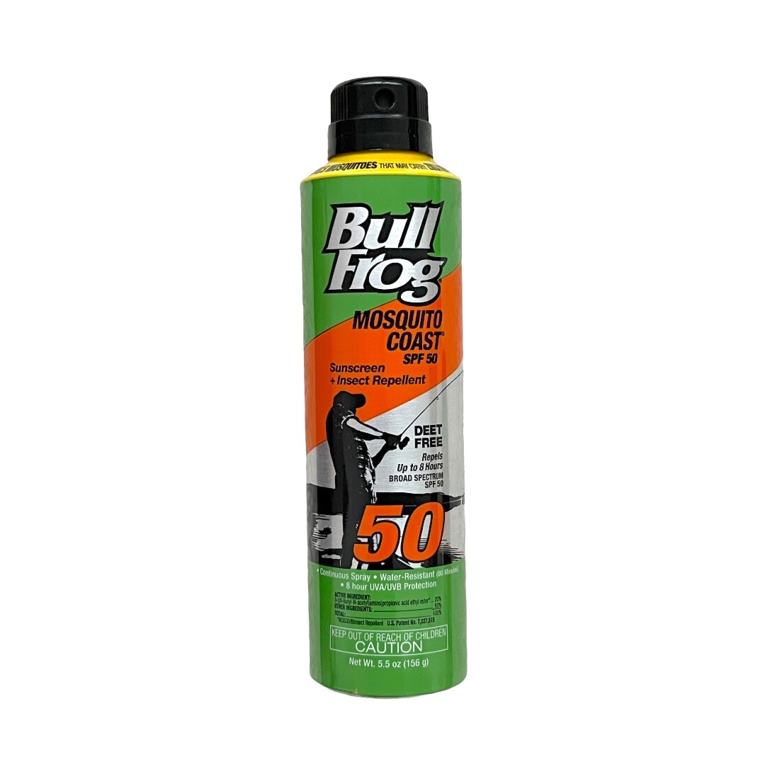 bullfrog mosquito coast spf 50 pump spray 4.7 oz
