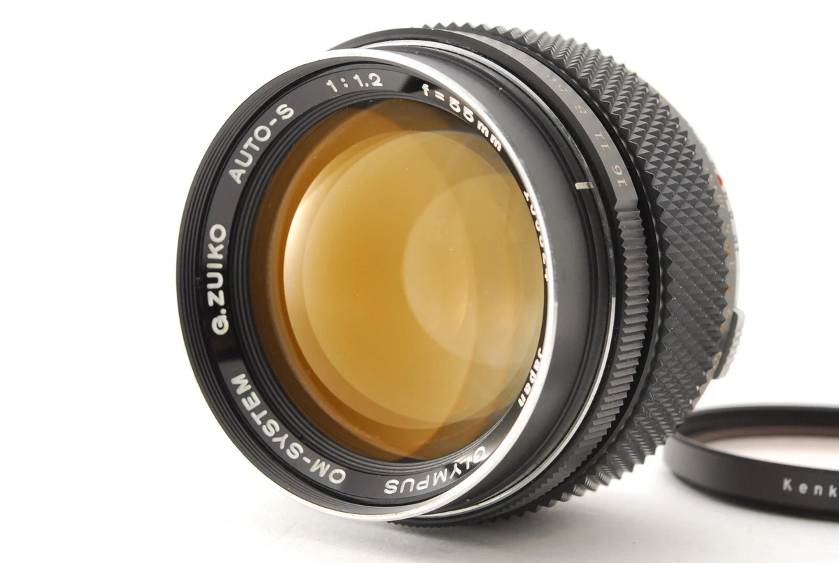 Exc+5 Olympus OM System G.Zuiko Auto S 55mm f/1.2 MF Prime Lens for OM-1,2,4,Ti