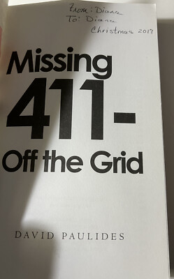 MISSING 411- OFF THE GRID By David Paulides See Pictures | eBay