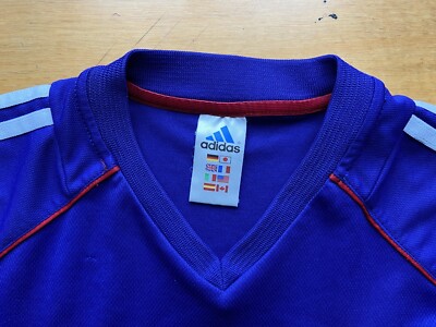 JAPAN 2002 2003 HOME FOOTBALL SHIRT SOCCER JERSEY ADIDAS sz JAPAN 2002 2003 HOME FOOTBALL SHIRT SOCCER JERSEY ADIDAS sz