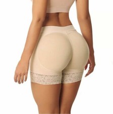 Lady Padded Bum Shaper Panty Butt Lifter Booty Shorts Underwear, Size S/M