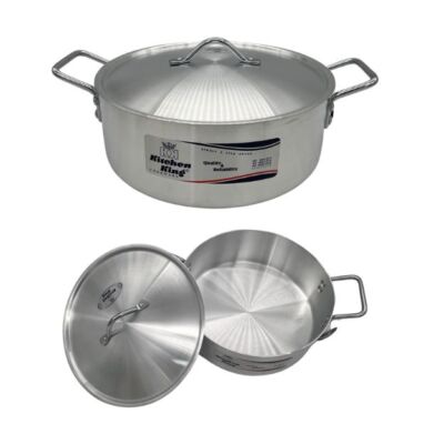 KitchenKing Brazier Smart Pot Schmoren, Schmoren, Sautieren, Kochtopf - 5 Größen