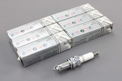 Genuine VW Golf R32 MK4 MK5 Audi TT A3 3.2 V6 spark plugs (x6) 101905606A - Picture 1 of 2