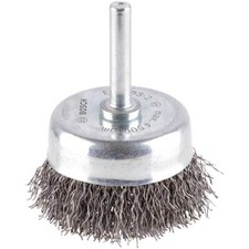 Bosch PRO 0,3 mm gecrimpte Stahldrahtb&uuml;rste 50 mm 6 mm Schaft