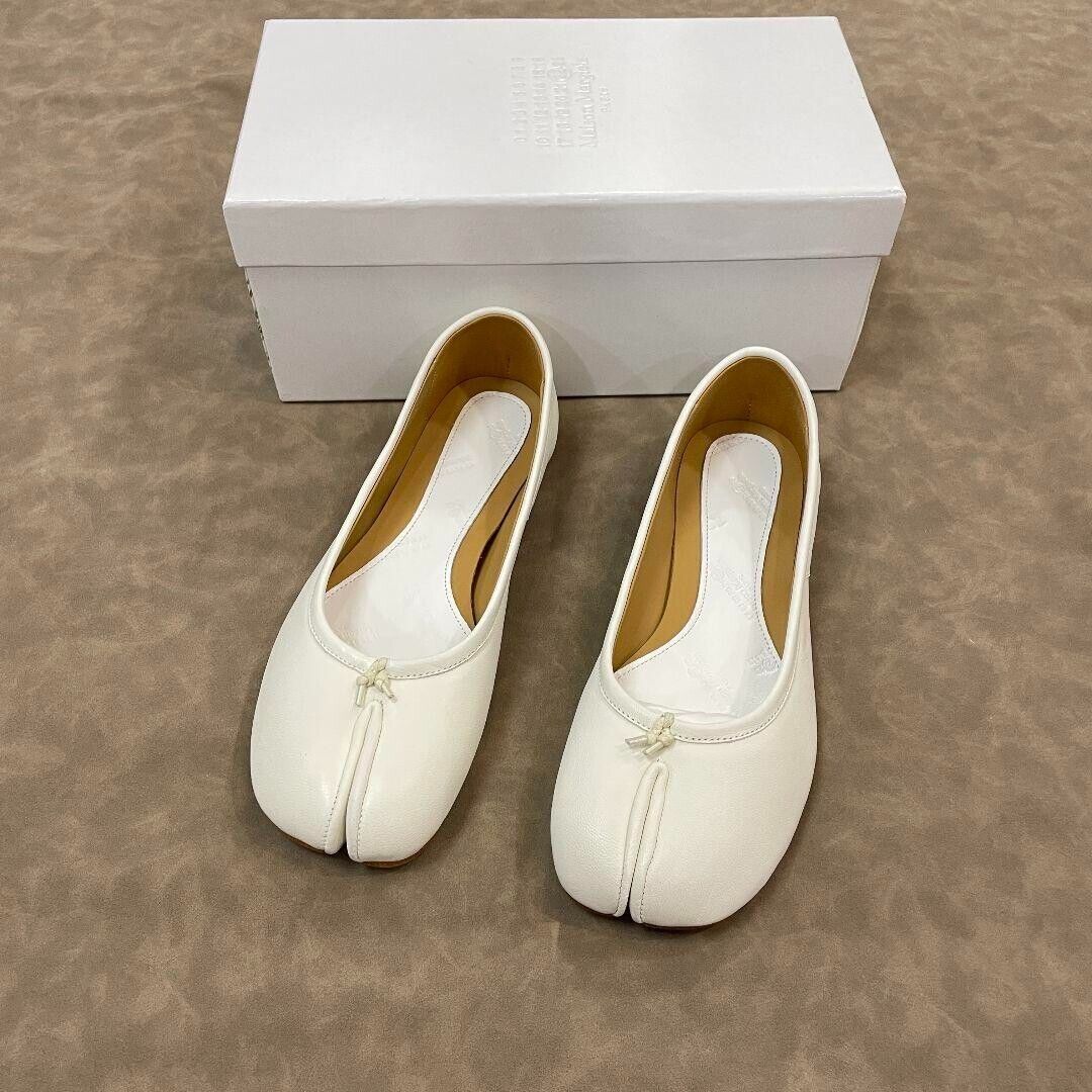 Maison Margiela Broken Mirror Tabi Ballet White 37 US6.5 New Maison Margiela Broken Mirror Tabi Ballet White 37 US6.5 New