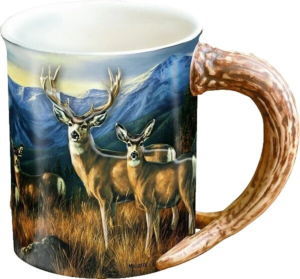 Porcelain Animal Print Mugs