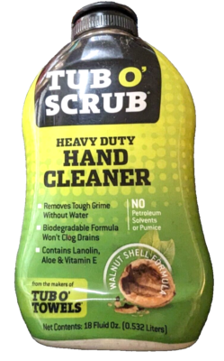 #ad TUB O SCRUB heavy duty hand cleaner size 18 0z sealed never opened $25.00