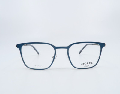 Morel Oga 10195O BG04 Blue Titanium Metal Eyeglasses Frame 55-21-150 France
