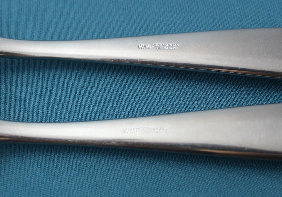 2 Dinner Forks WMF LINE Cromargan Stainless Germany 7 1/2" - Image 4 of 4